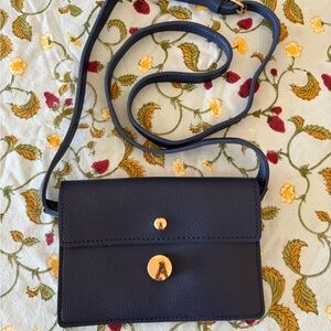 Melie Bianco Midnight Blue Crossbody Bag